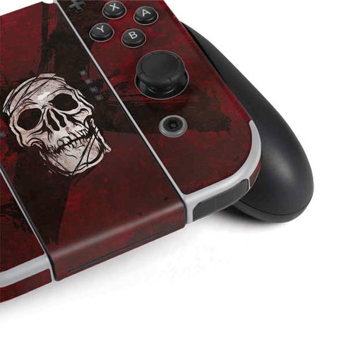 Zombie X Skull & Bone Nintendo Switch OLED (2021) Skin